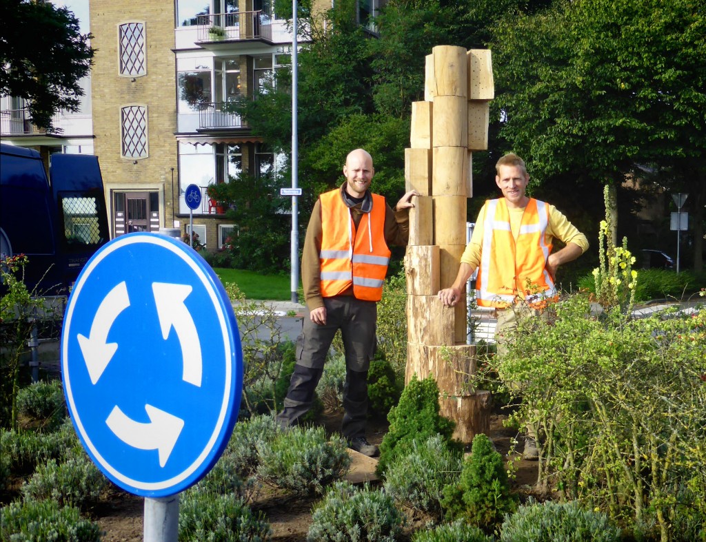 Zie ook de Bienenbaum, de wederhelft van dit bijenhotel in Wageningen's Partnerstad Mörfelden-Walldorf